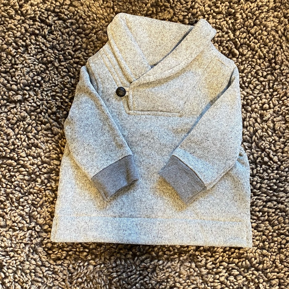 OshKosh Bgosh Grey Boys Sweater | Boys Pullover | 6-9m